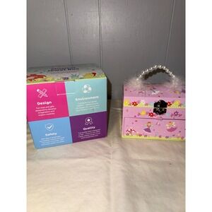 Lucy Locket Musical Jewelry Box Fairy Garden Pink Ballerina Kids Keepsake Chest